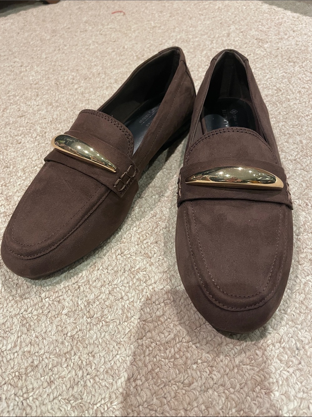 Call It Spring Brown Suede (vegan) Loafer
